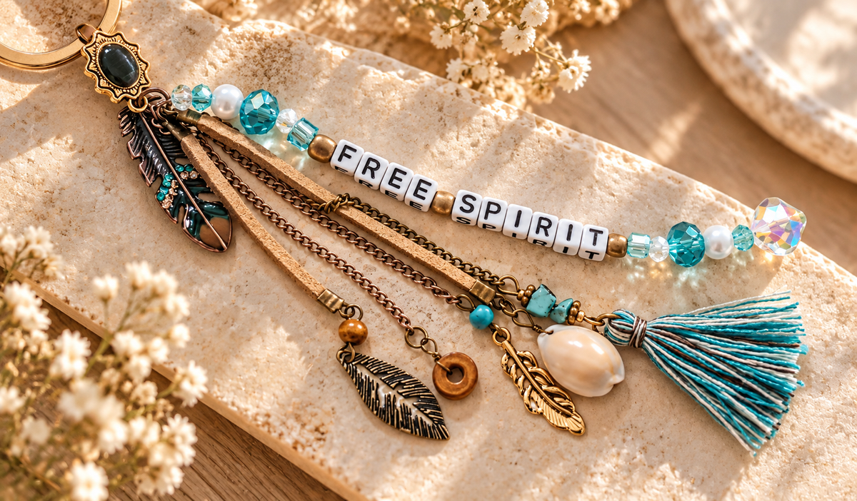 Free Spirit Bag Bestie Keychain