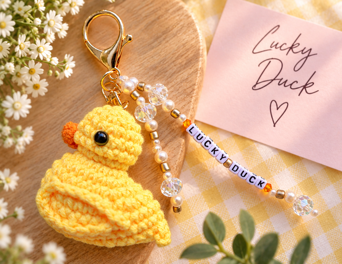 Lucky Duck Bag Bestie Keychain